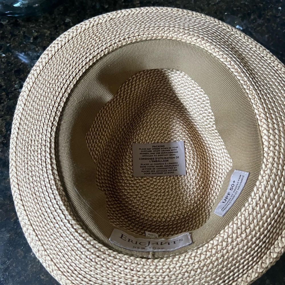 Eric Javits Fedora Hat with Checkered Band - Picture 4 of 7